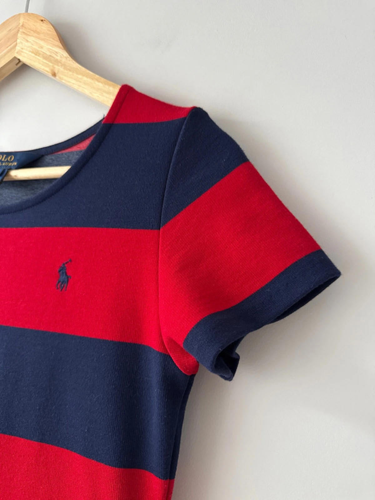 Women’s Ralph Lauren Stripped Jersey Tennis Dress - UK10 - 1967