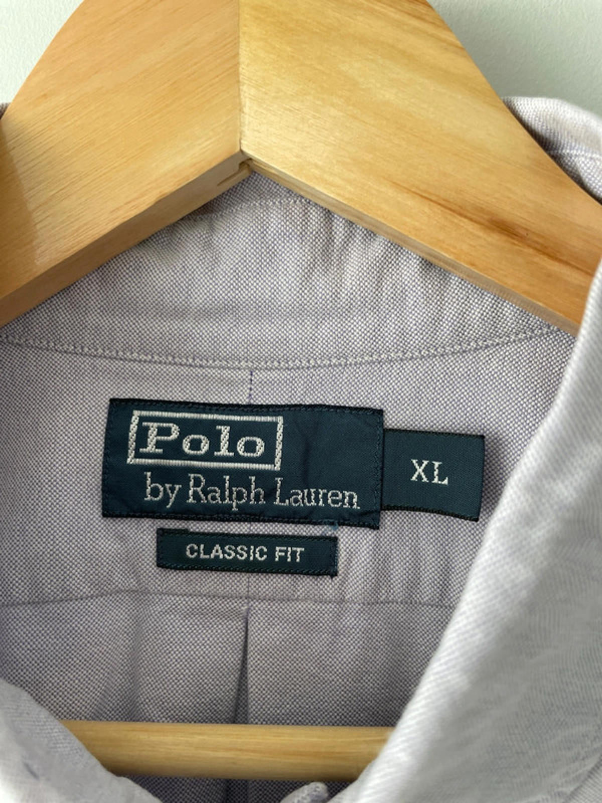 Men’s Ralph Lauren Premium Oxford Chambray Long Sleeve Classic Fit Shirt Top - XLarge - 1550