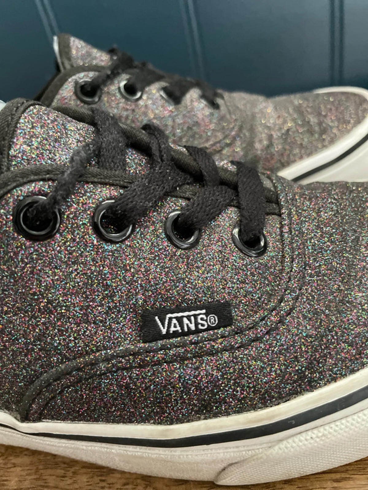 Women’s Vans Sparkly Glitter Trainers - UK 5 - 1610