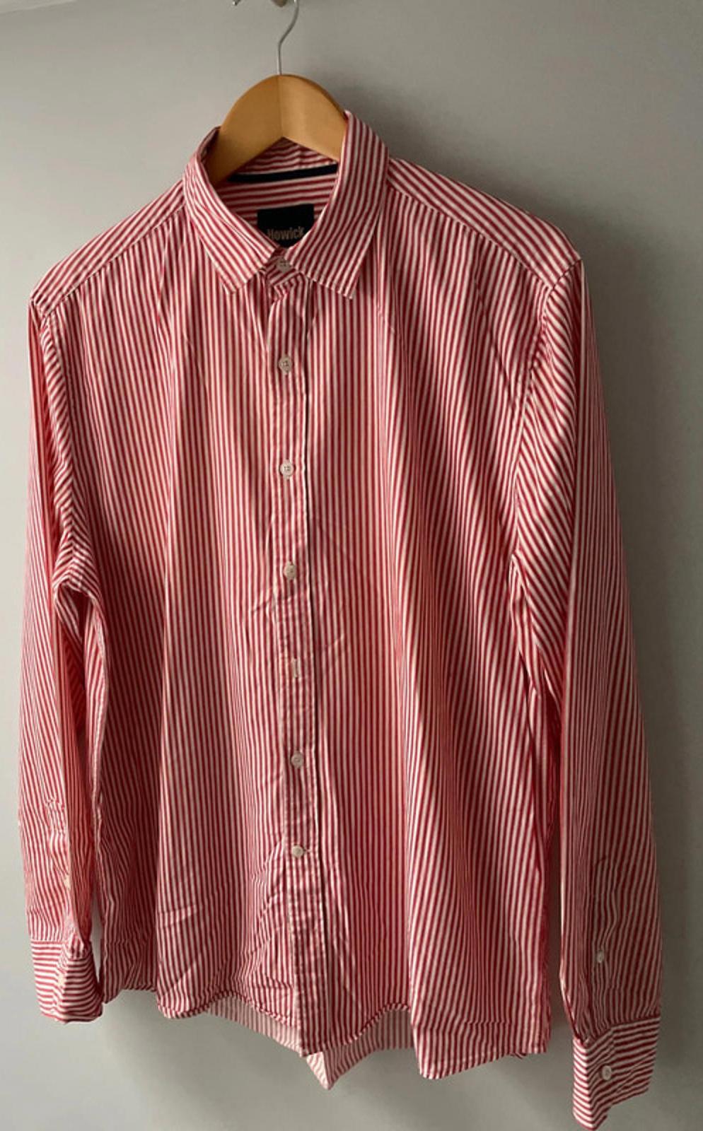 Men’s Howick Premium Long Sleeve Stripped Shirt - Large - 0045