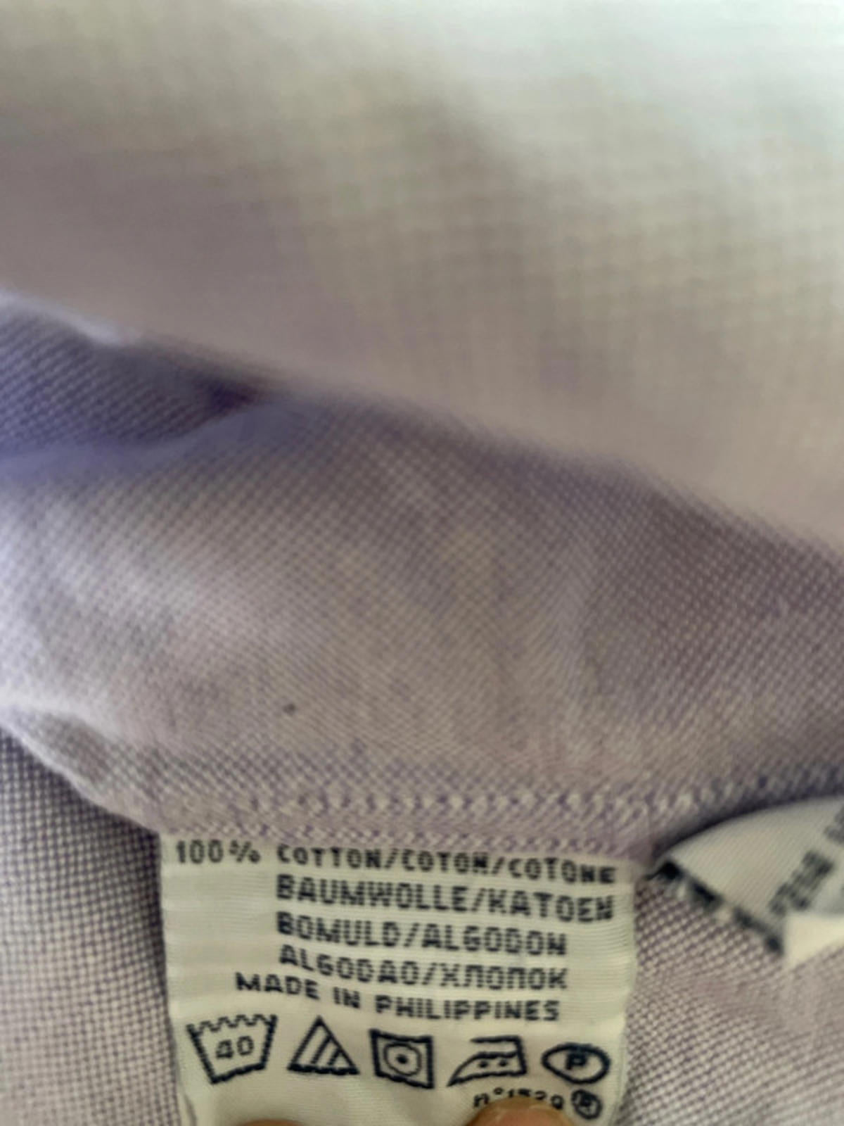 Men’s Ralph Lauren Premium Oxford Chambray Long Sleeve Classic Fit Shirt Top - XLarge - 1550