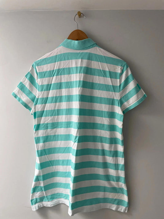 Womens Tommy Hilfiger Striped Polo Top - Large - 1596