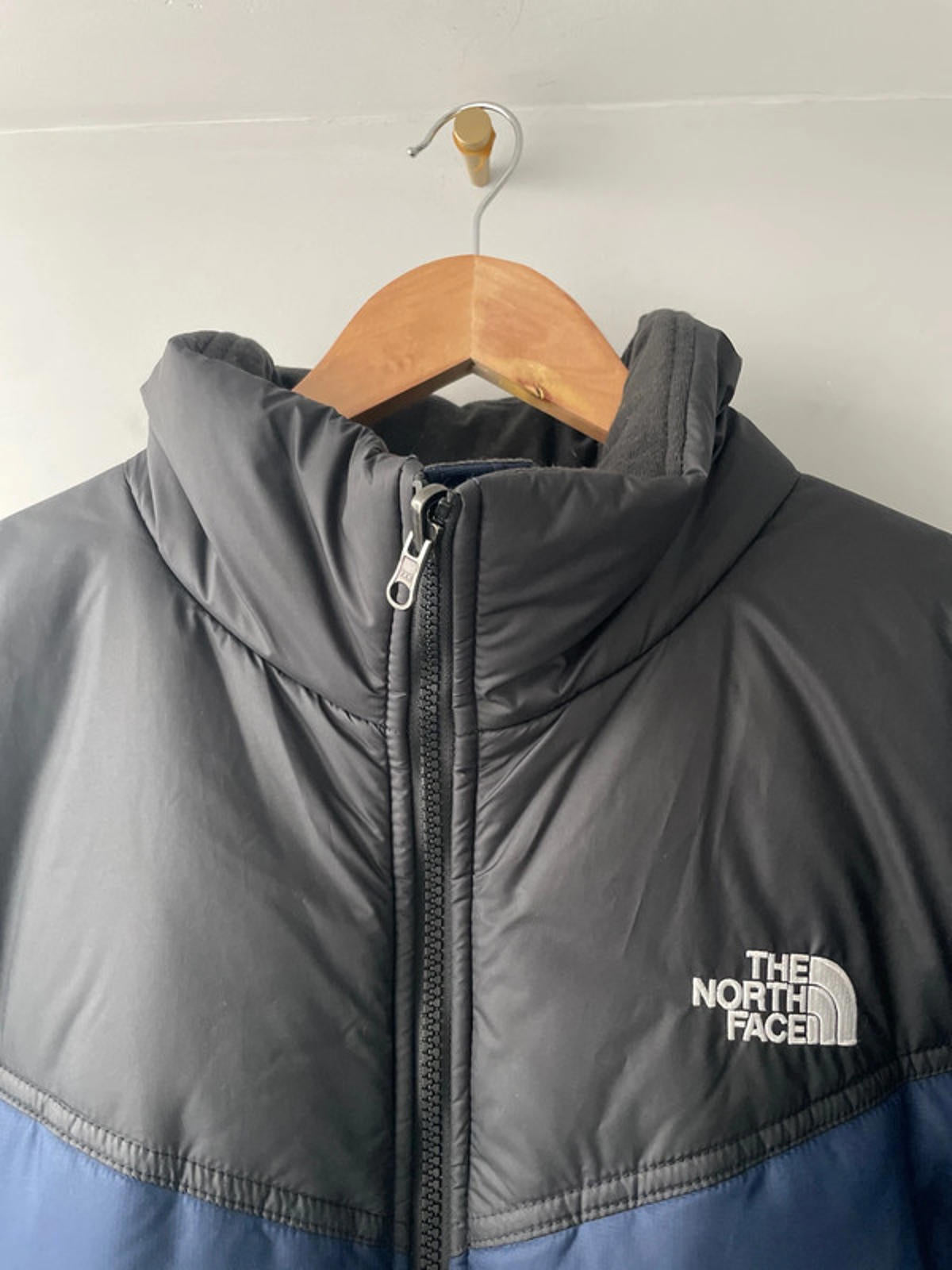 Men’s The North Face Saikuru Puffer Jacket Coat In Navy/Black - Large - 2395