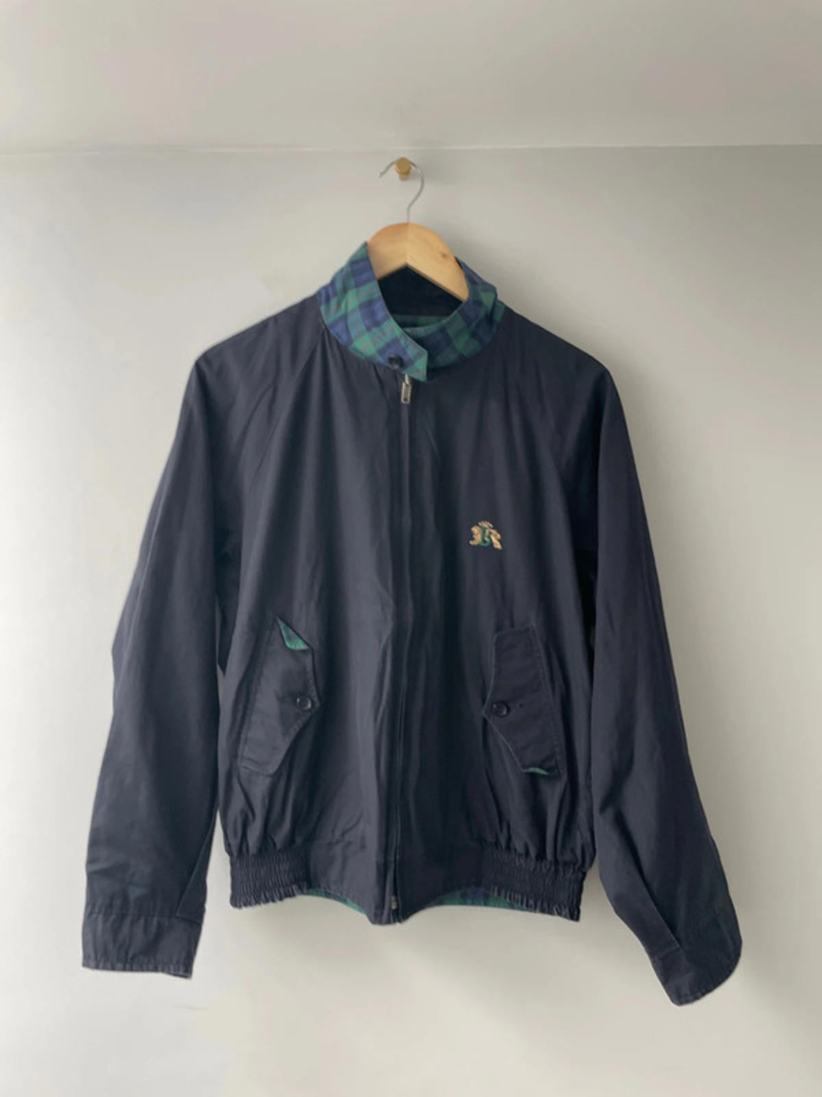 Men’s Baracuta G9 Limited Edition Rare Reversible Harrington Checked Jacket - Medium -2037