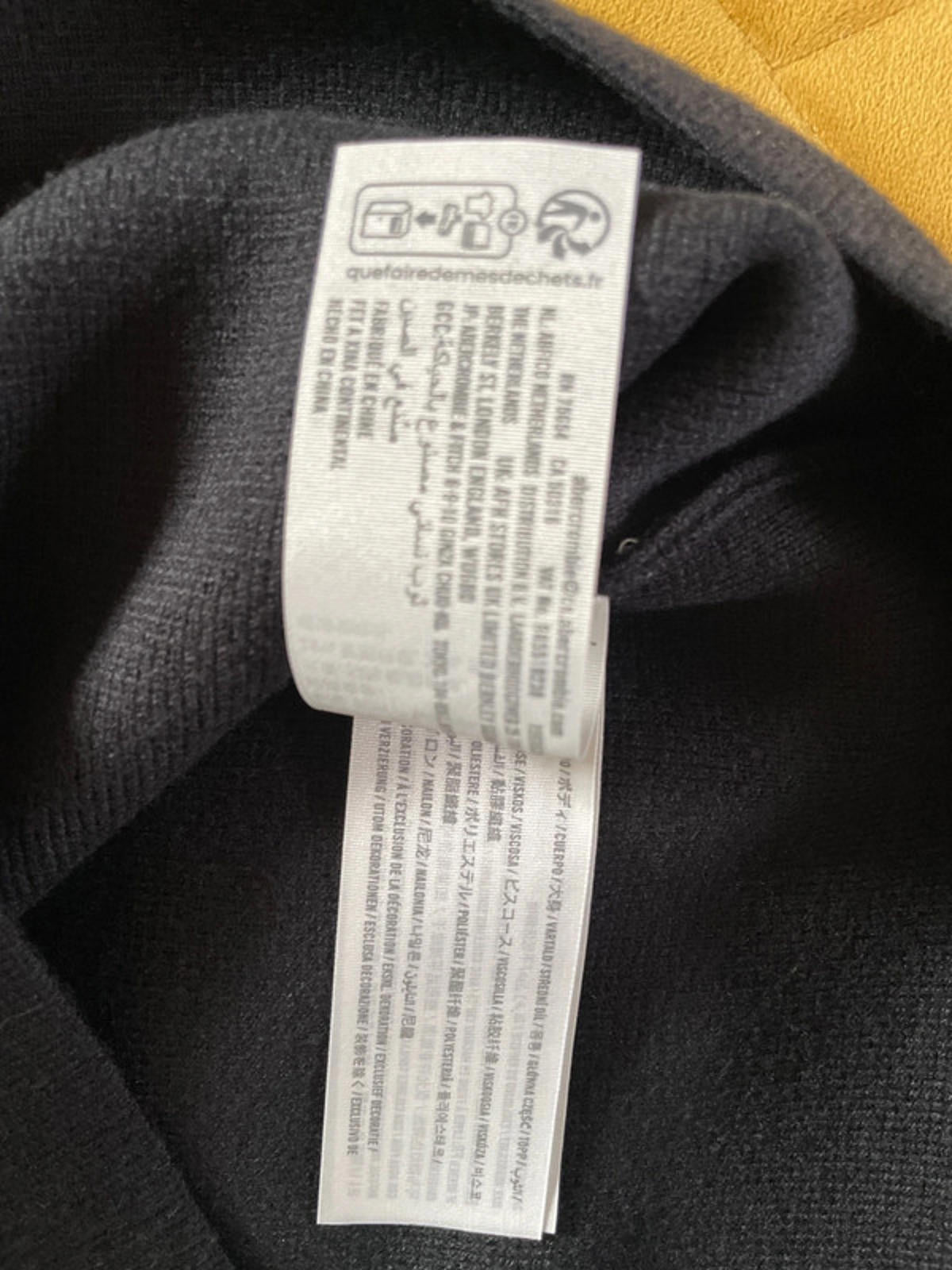 Women’s Abercrombie & Fitch Mara Mini Sweater Dress Tall/Petit In Navy - Large - 2429