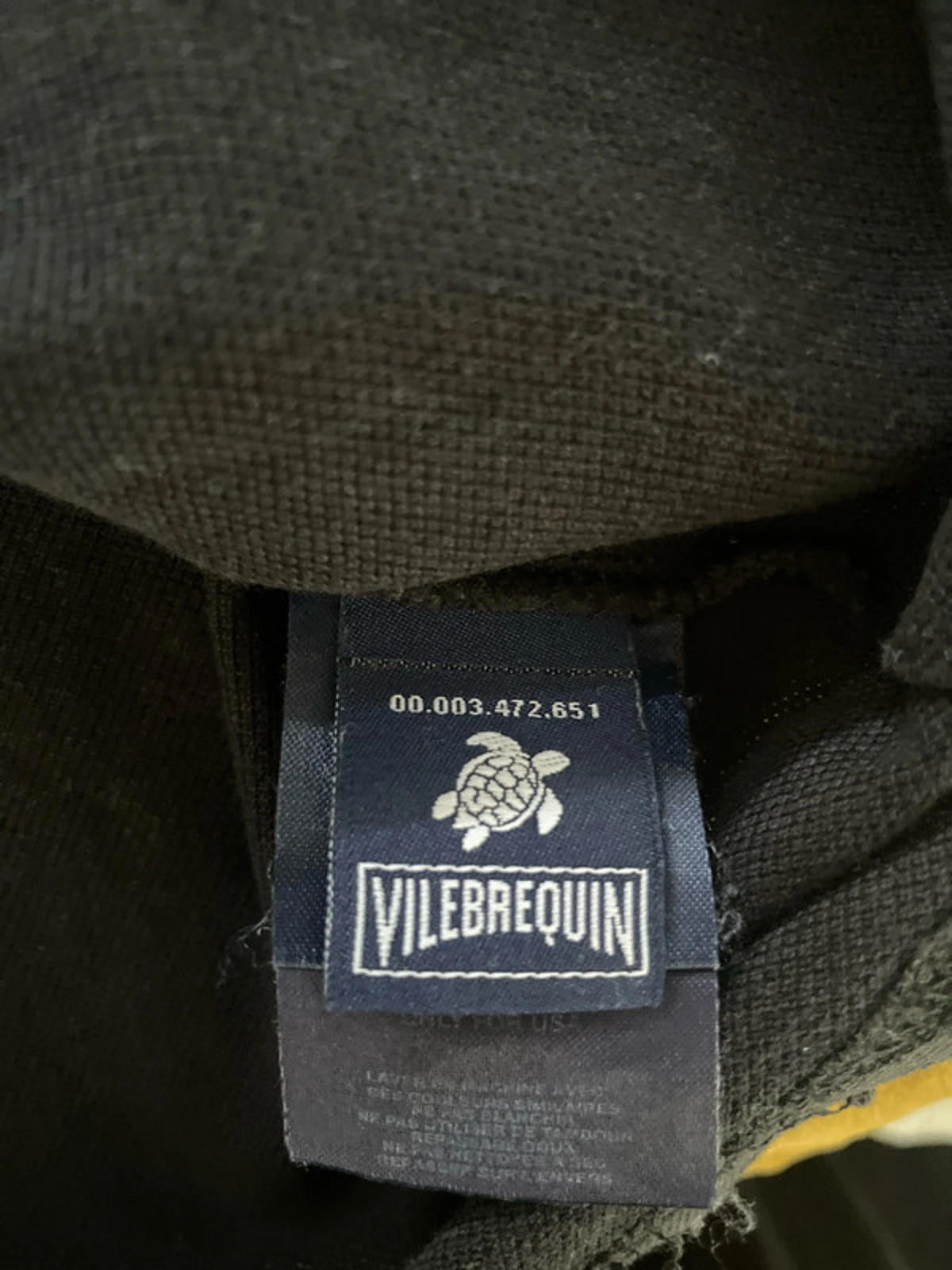 Men’s Vilebrequin Premium Crew Neck T-Shirt In Black - Large - 1504