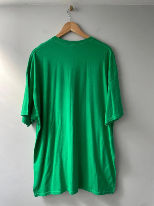 Men’s Gildan Lesotho Flag T-shirt in Bright Green - XXLarge - 3078