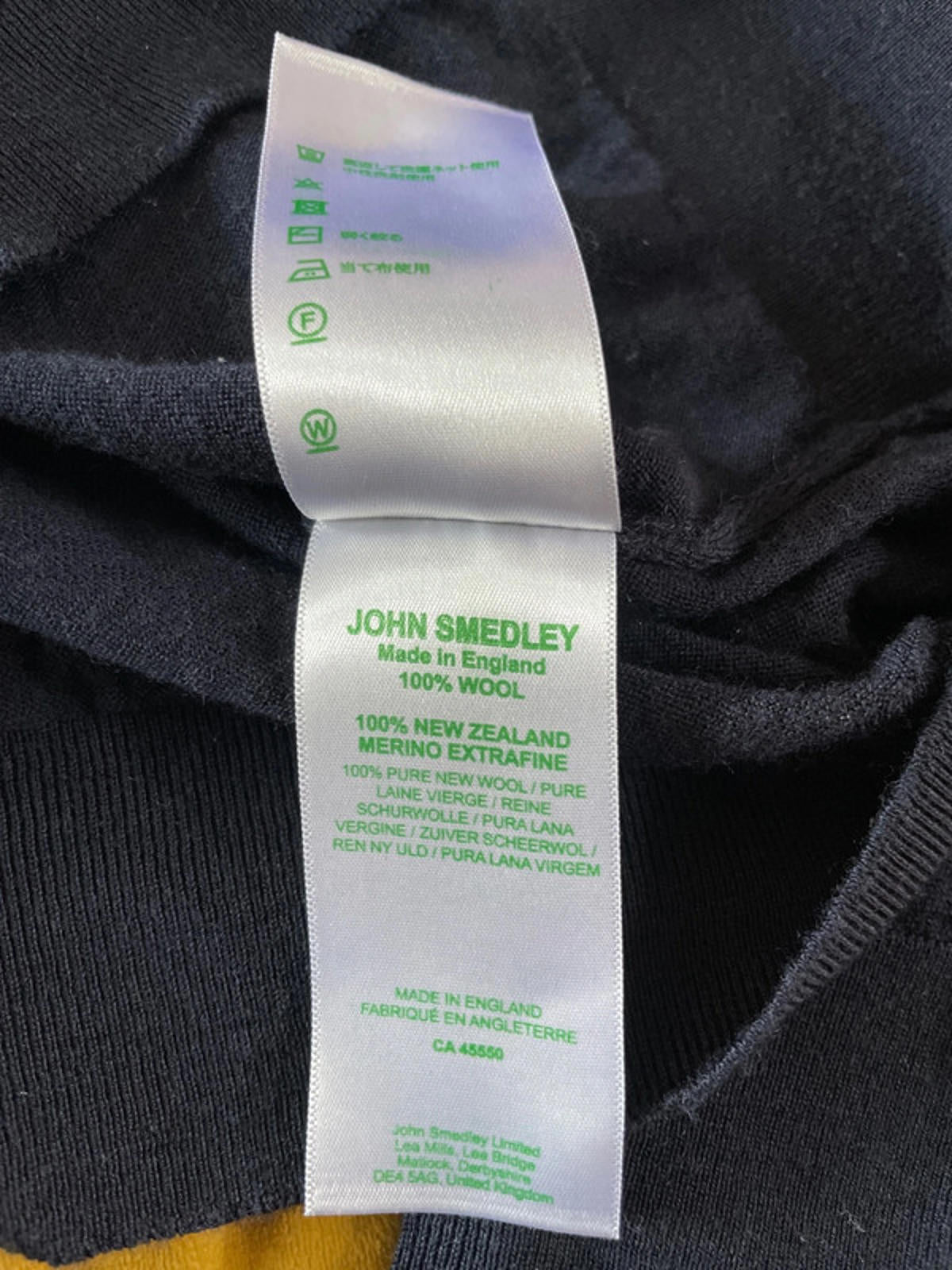 Men’s John Smedley Merino Wool Crew Neck Jumper - Medium - 2005