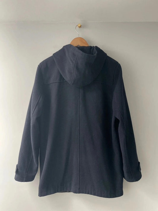 Women’s Stanley Adams Wool Hooded Duffle Coat In Navy - Large - 2440