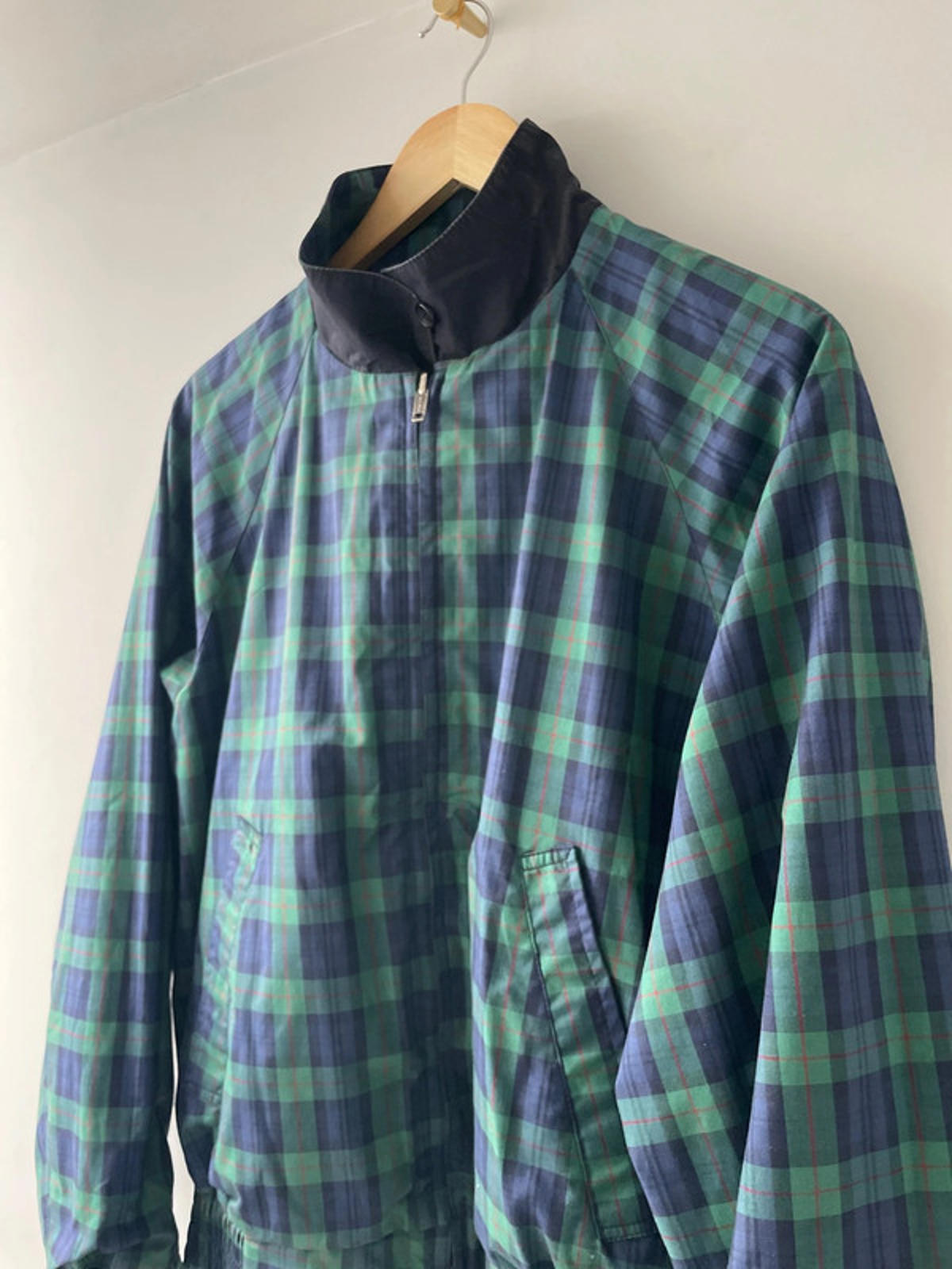 Men’s Baracuta G9 Limited Edition Rare Reversible Harrington Checked Jacket - Medium -2037