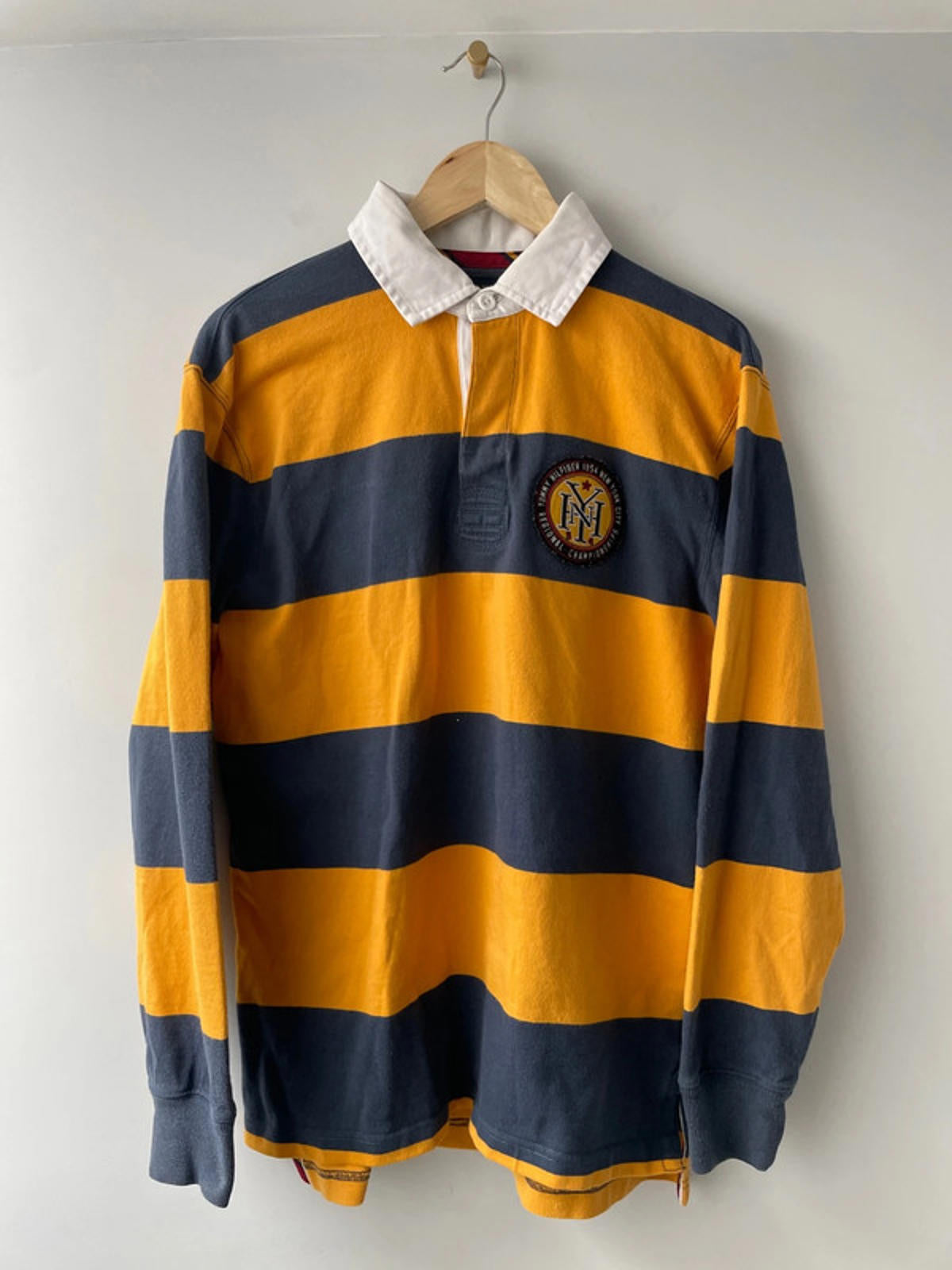 Men’s Tommy Hilfiger Stripped Rugby Polo Top - Medium - 2007