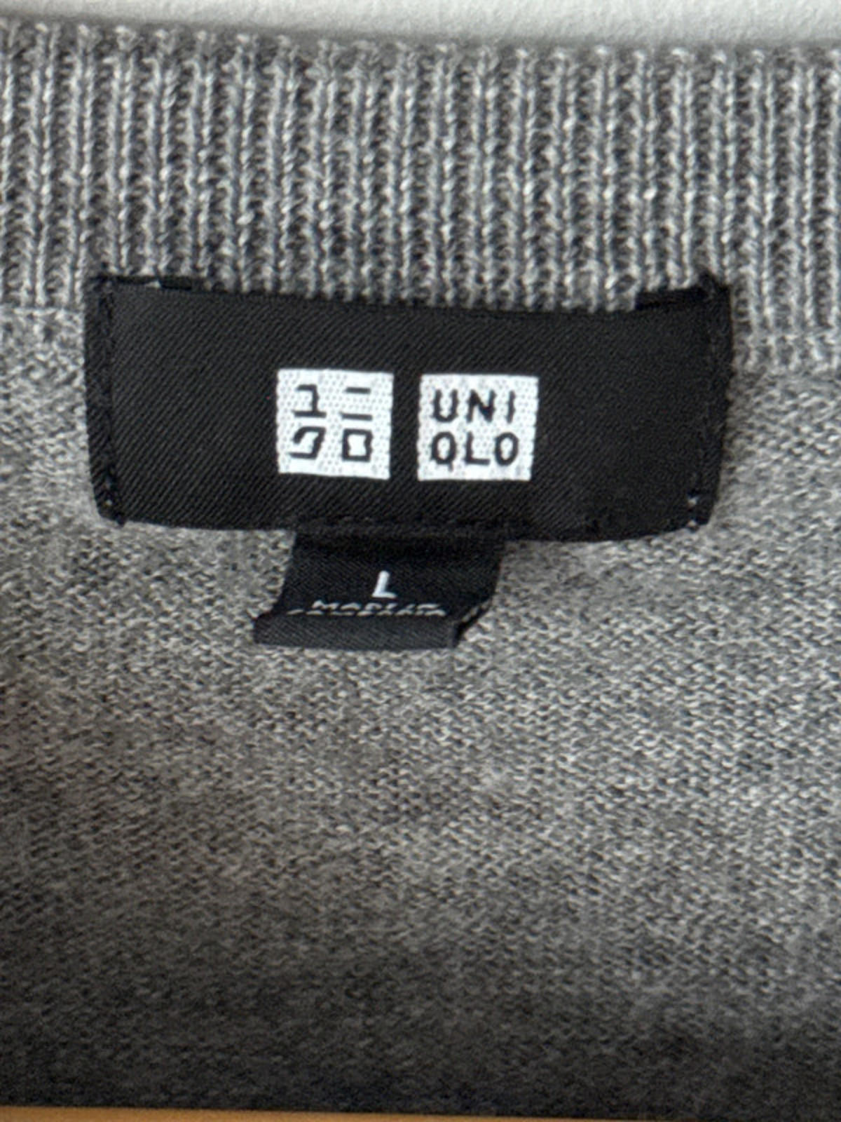 Men’s Uniqlo Premium Merino Wool Crew Neck Jumper - Large - 0716