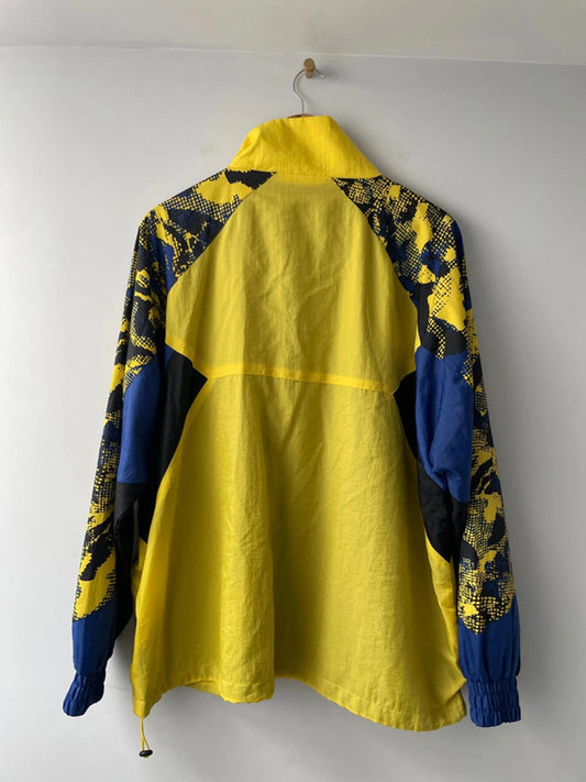 Men’s Fila 1/4 Zip Overhead Retro Oversized Windbreaker Jacket - Small - 2065