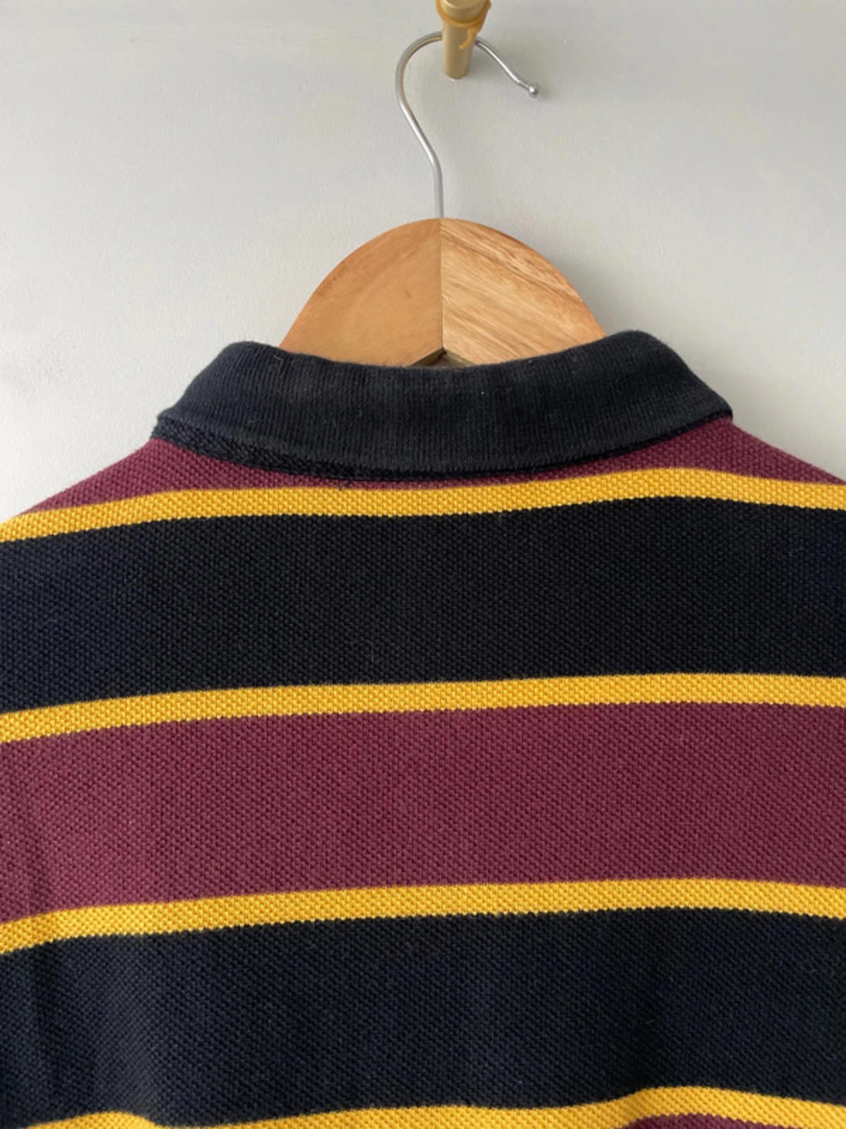Men’s Fred Perry Long Sleeve Rugby Polo Top - Medium - 1991