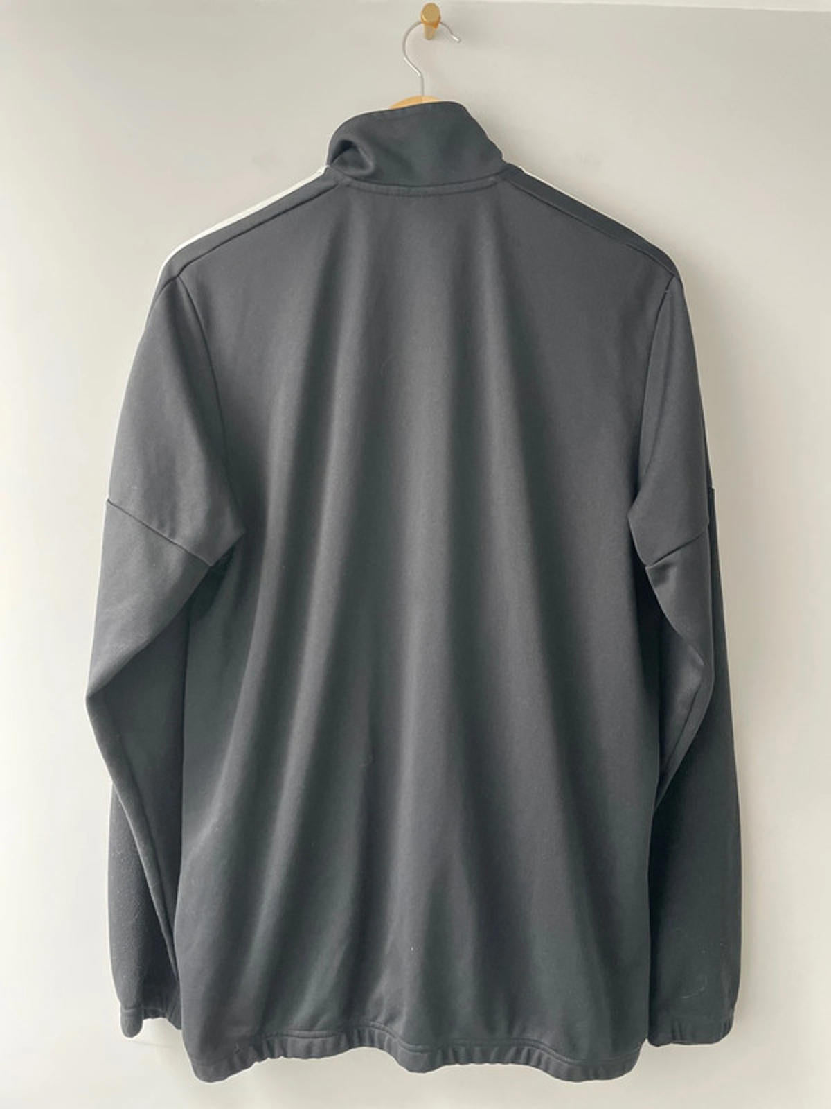 Men’s Adidas Full Zip Track Jacket Top In Black - Large - 2318