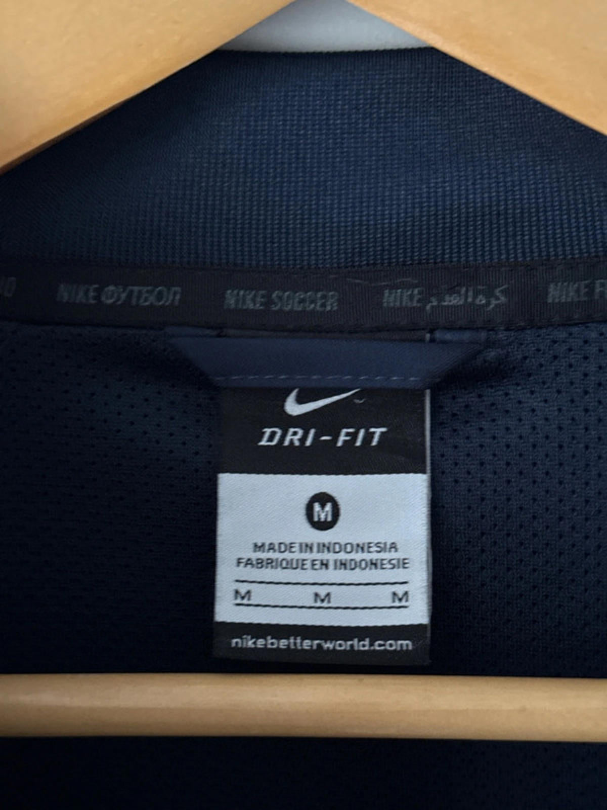 Men’s Nike Dri-fit Zip Through Jacket Top - Medium - 0888
