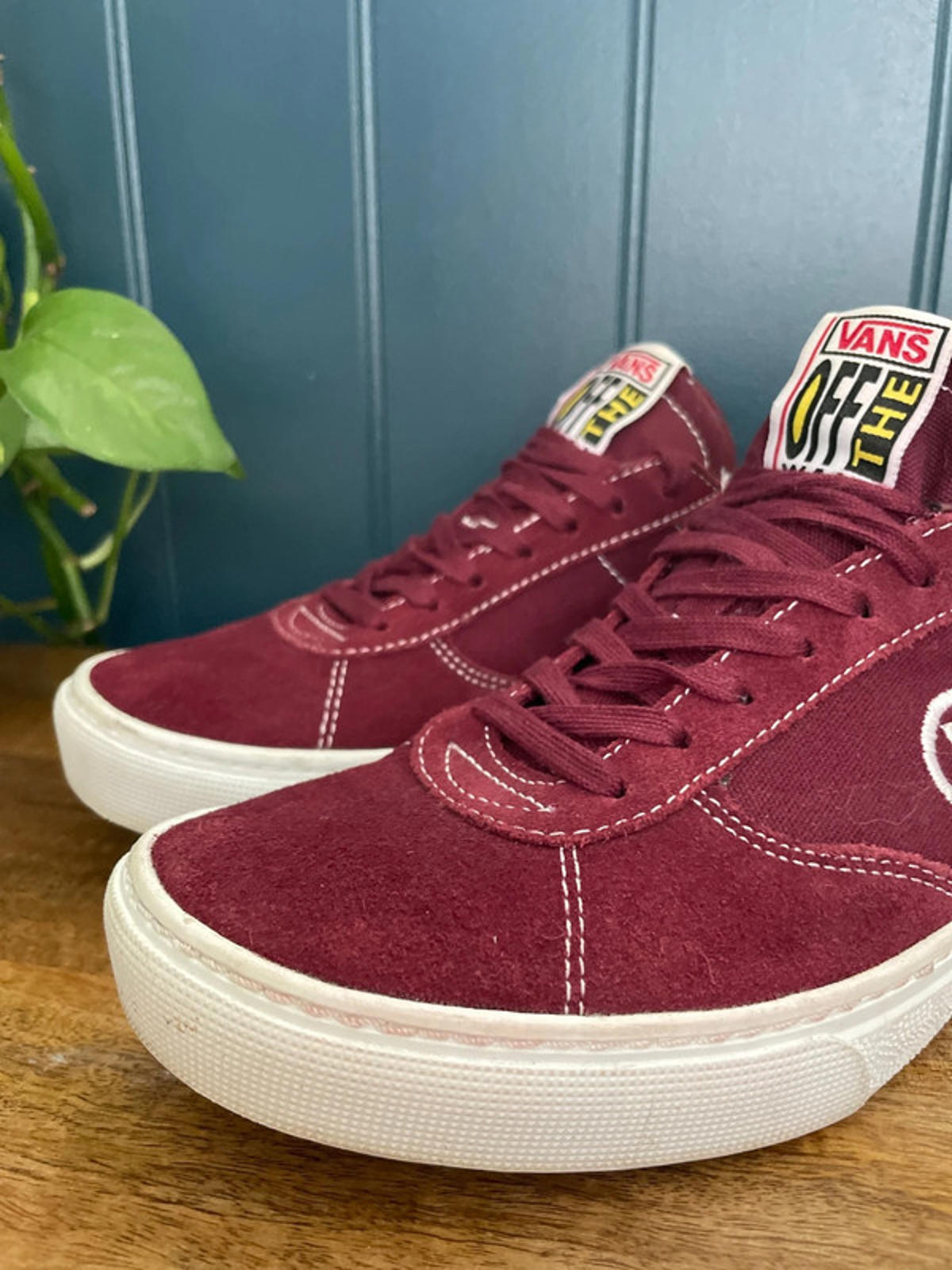 Women’s Vans Ua Paradoxxx Port/White Trainers - UK 6.5 - 1781