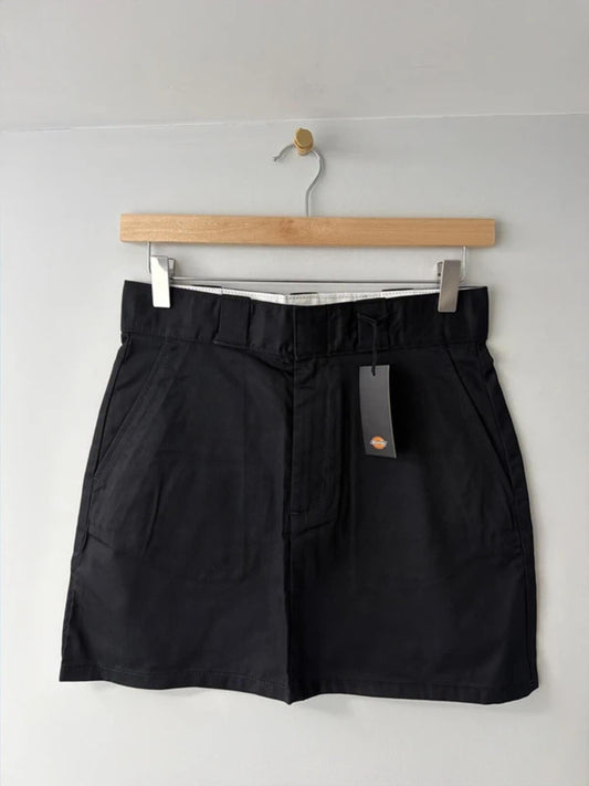 Women’s Dickies mini work skirt with pockets in black - W26 - 3437
