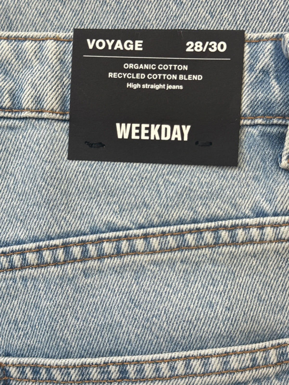 Women’s Weekday Voyage High Waisted Straight Fit Jeans - W28 / L30 - 1318