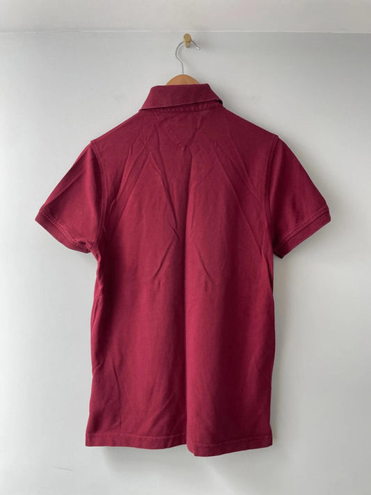 Men’s Tommy Hilfiger Slim Fit Red Polo Top - Small - 1594