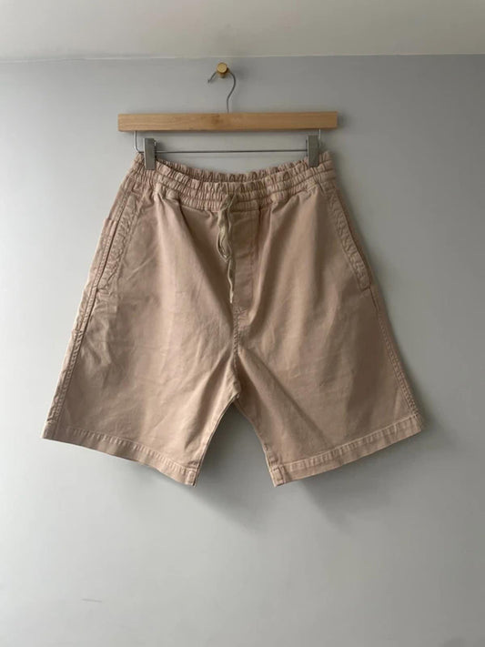 Women’s Carhartt Lawton Relaxed Fit Elasticated Waist Shorts In Beige - W26/L7.5 - 3184