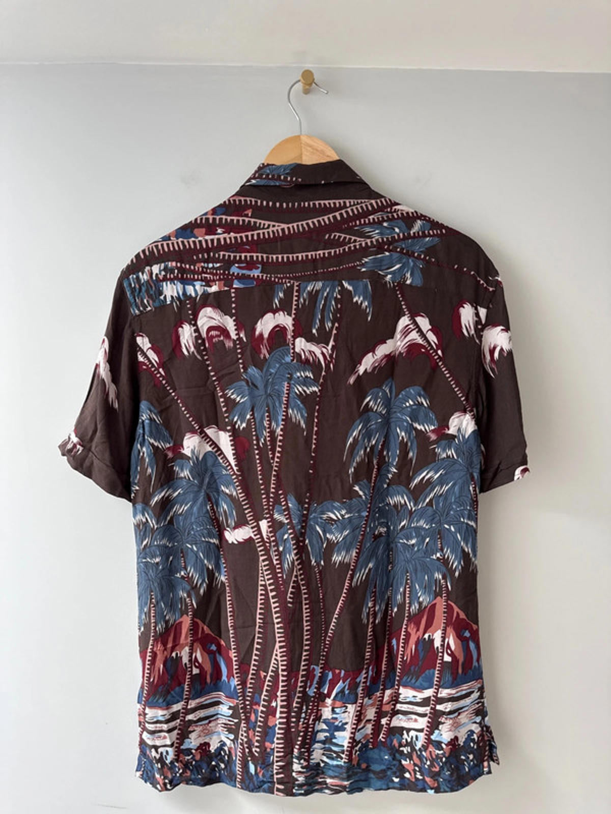 Men’s Allsaints Nalu premium short sleeve printed shirt - Small - 1682
