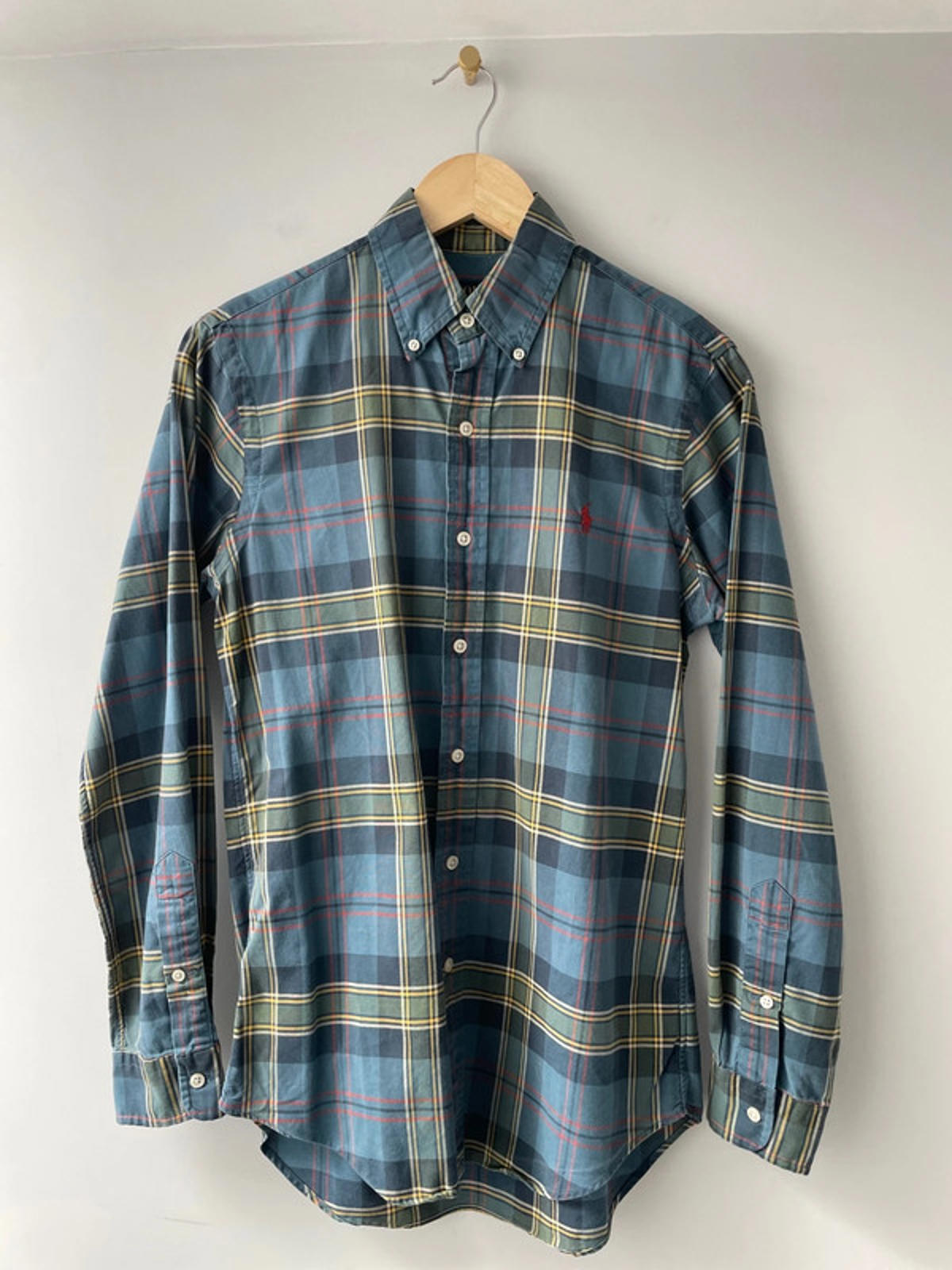 Men’s Ralph Lauren Premium Long Sleeve Check Shirt - XSmall- 1583