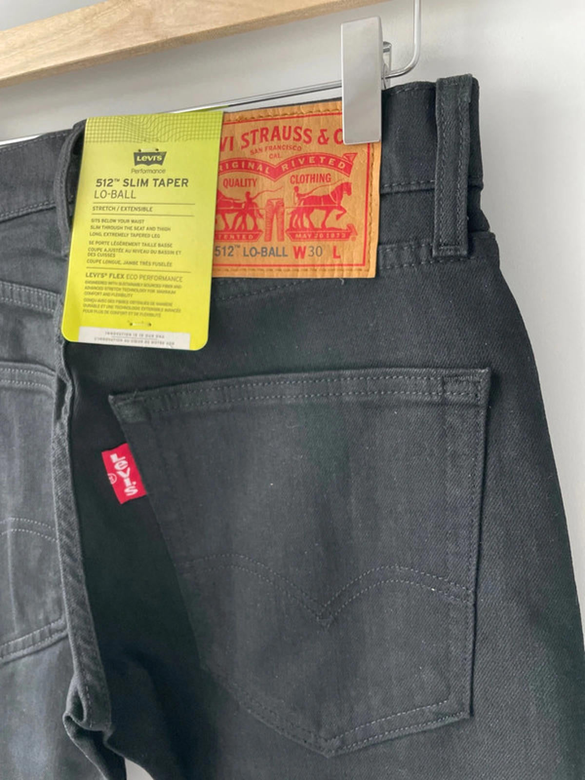 Women’s Levi’s 512 Slim Taper Lo-Ball fit Jeans - W30/L32 - 1118