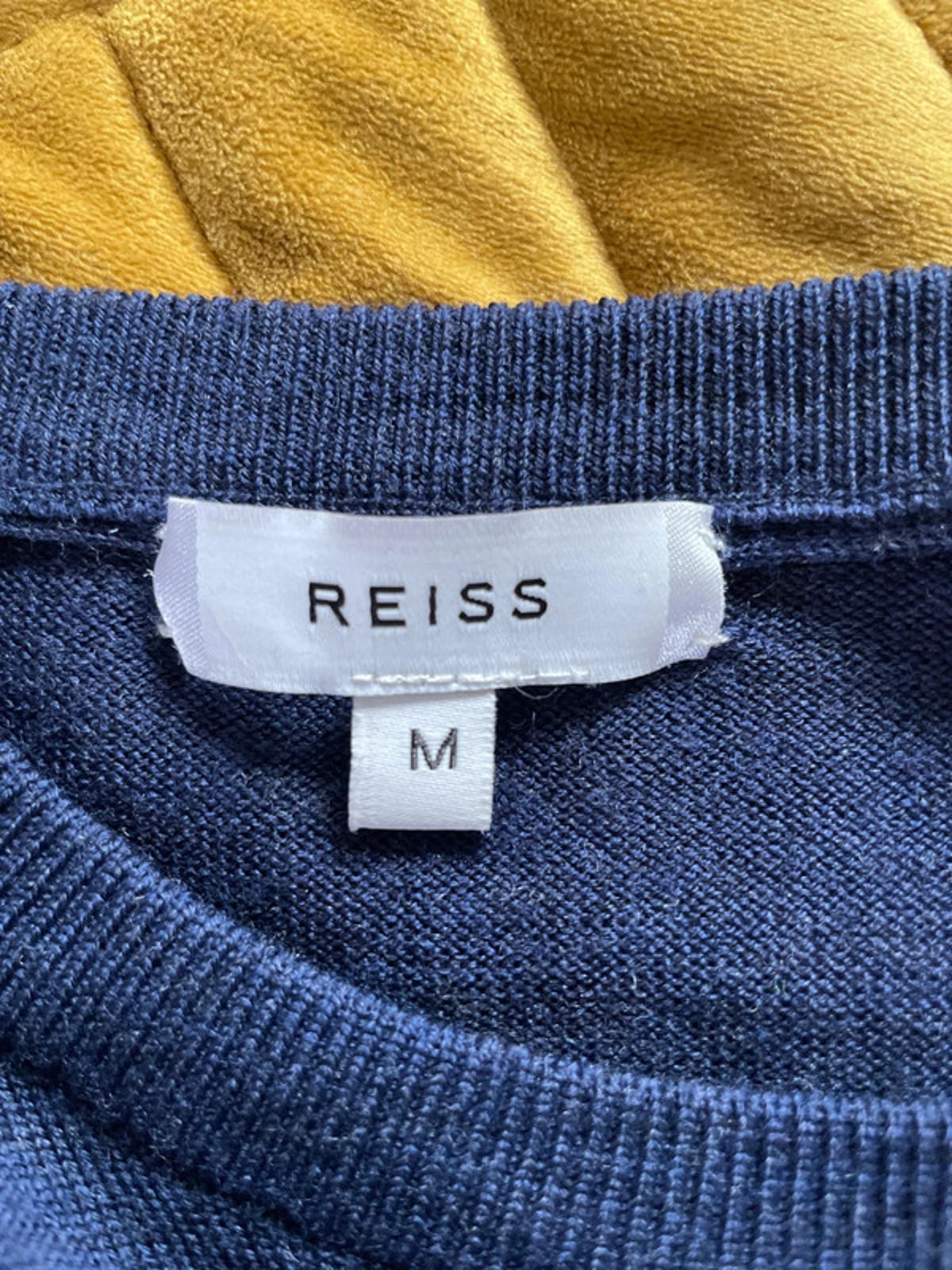Men’s Reiss 100% Wool Crew Neck Long Sleeve Jumper - Medium - 1900