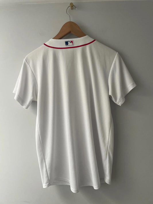 Womens Boston Red Sox Nike White Home Jersey - Large - 1508
