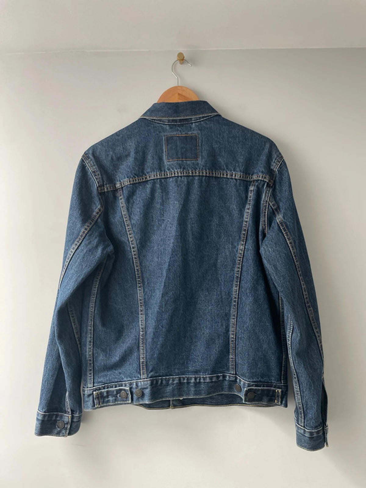 Men’s Levi’s Premium Range Denim Trucker Jacket In Navy - Medium - 2386