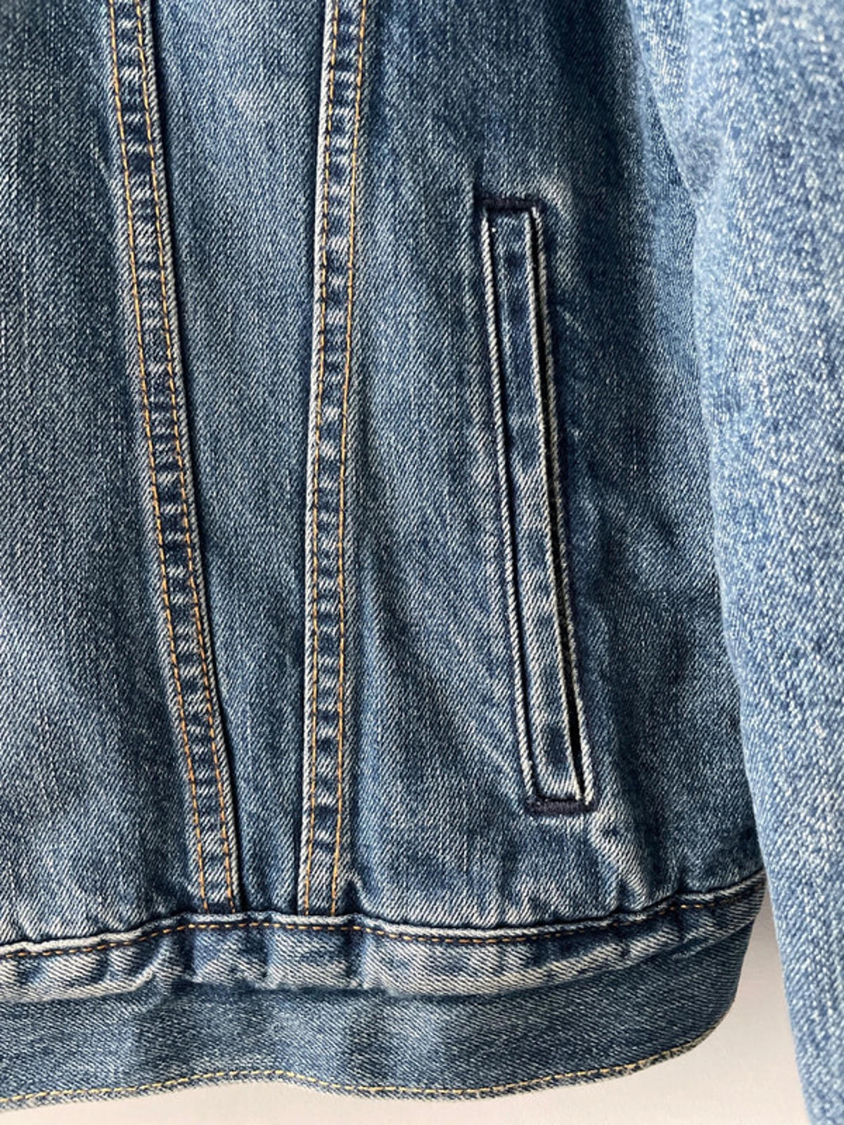 Men's Levi's Denim Trucker Jacket Coat With Borg Lining In Blue - Medium - 2330