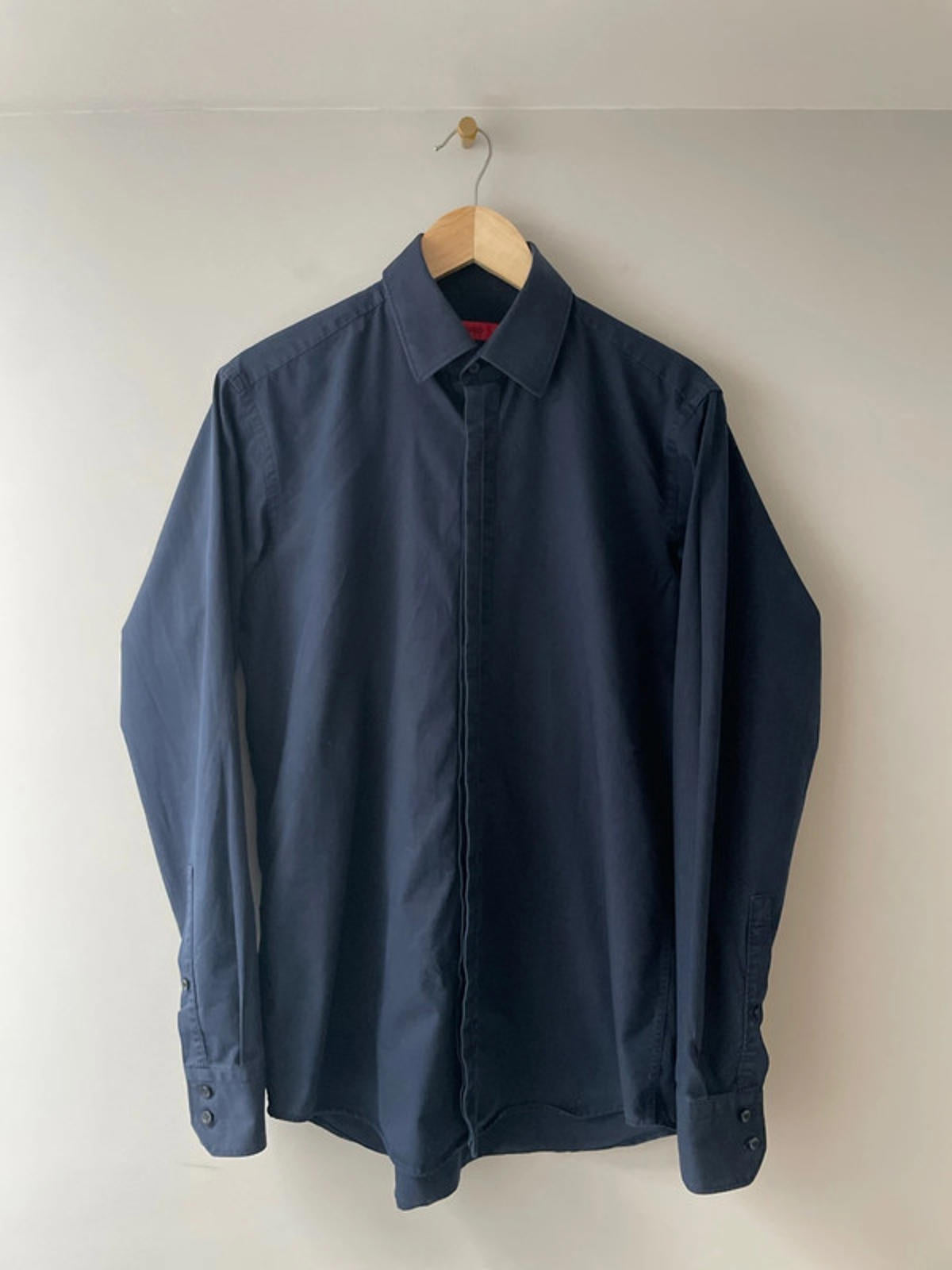 Men’s Hugo Boss Premium Regular Fit Long Sleeve Shirt- Medium - 2012