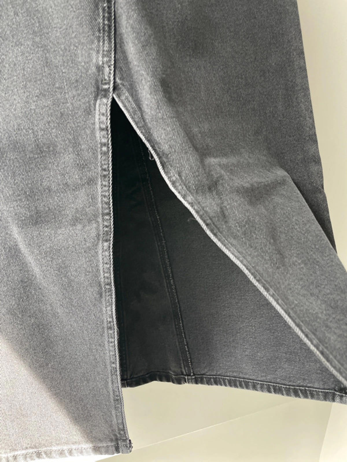 Women’s & Other Stories Long Denim Skirt In Black with Back Split - UK 6 - 1812