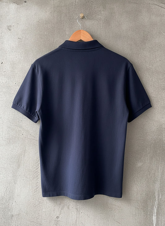 Men’s Reiss Short Sleeve Slim Fit Knitted Polo Top In Navy - XLarge - 2746