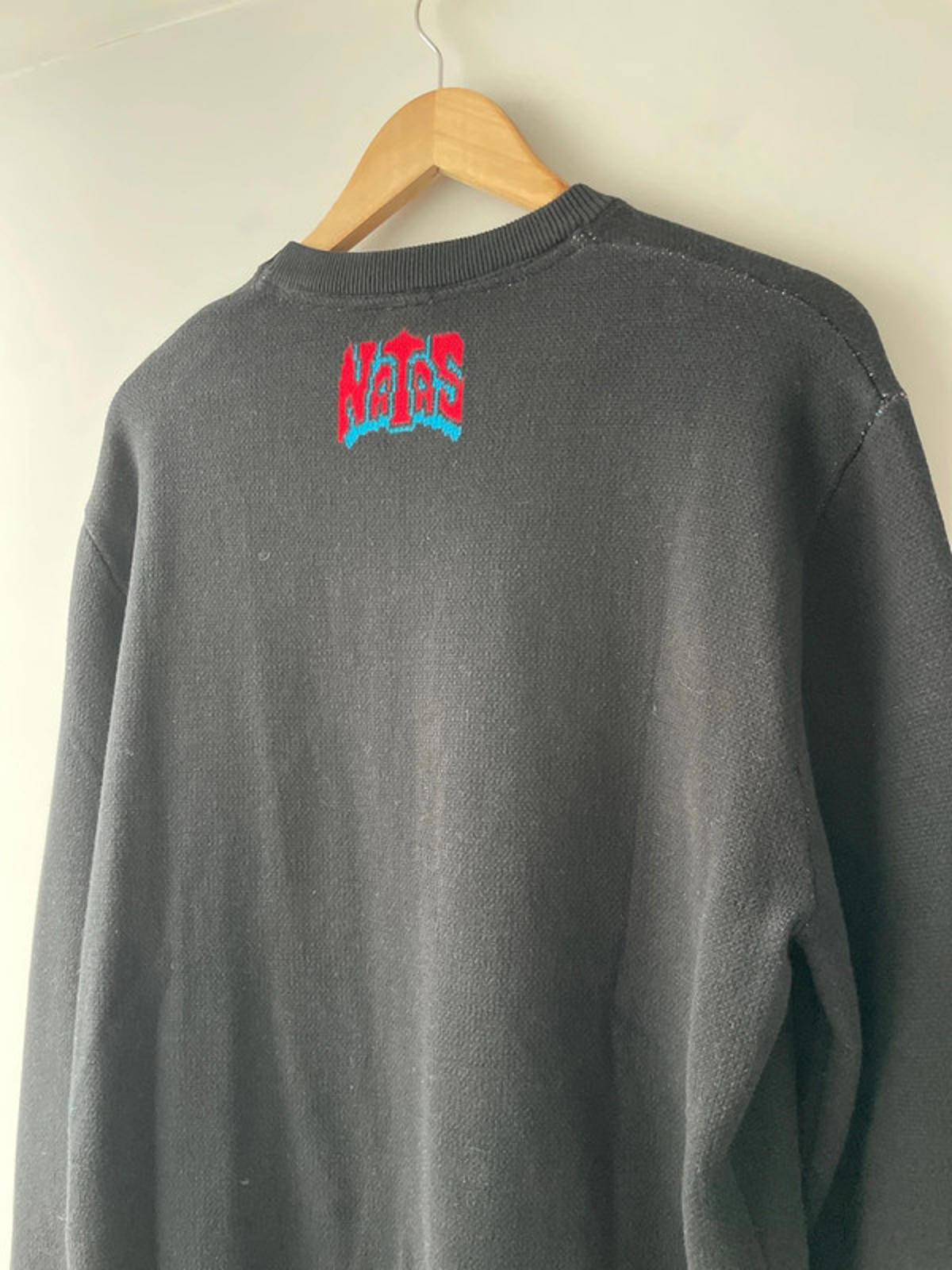 Men’s Santa Cruz Natas SC Panther Knit Crew Neck Sweatshirt - Medium - 2028