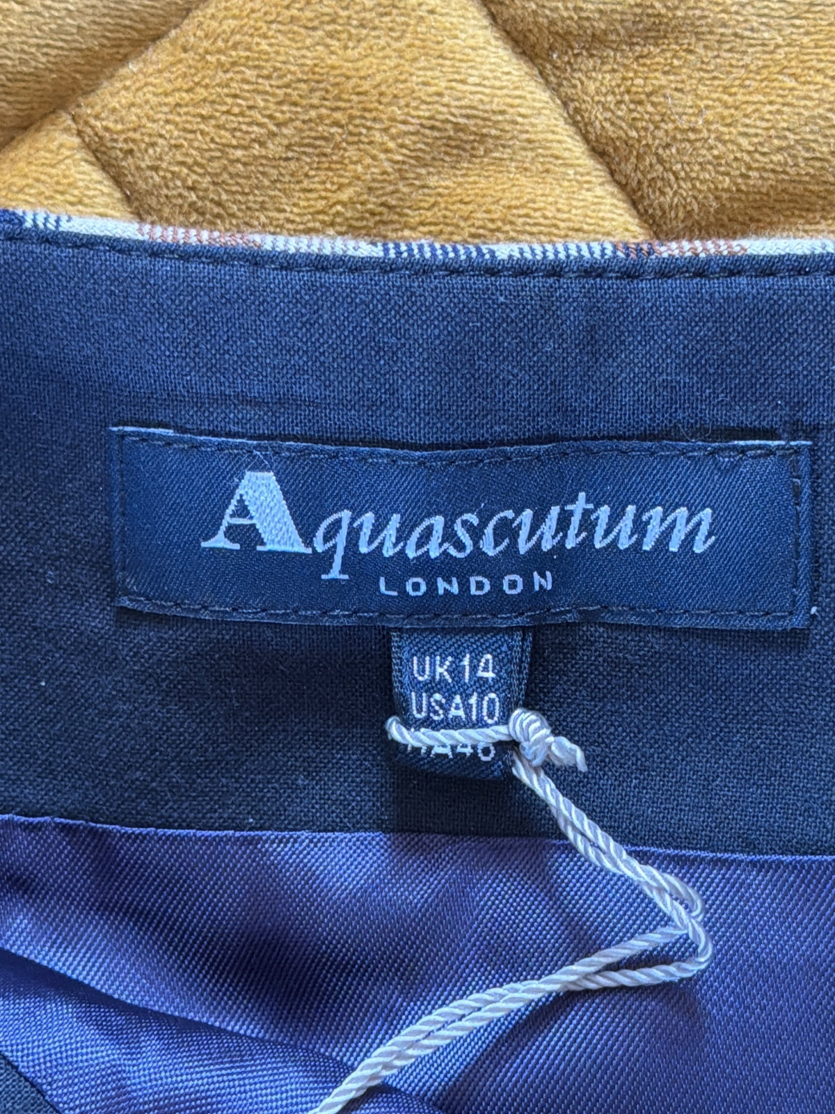 Women's Aquascutum Marianne Club Check Skirt RRP £250 - Uk14 - 3599