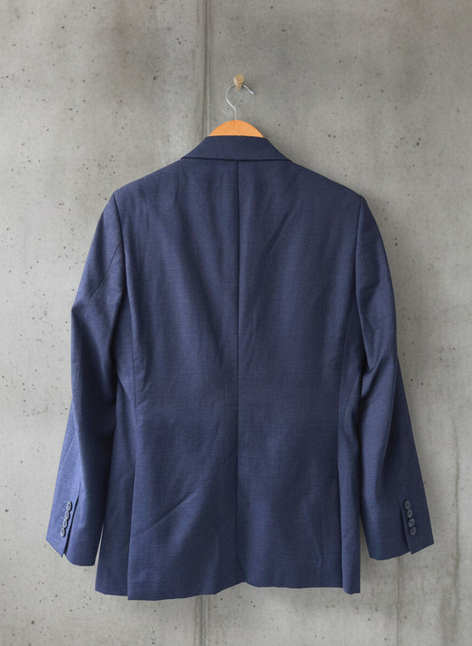 Men’s Reiss Double Button Wool Blend Blazer Jacket In Navy - Small - 0660