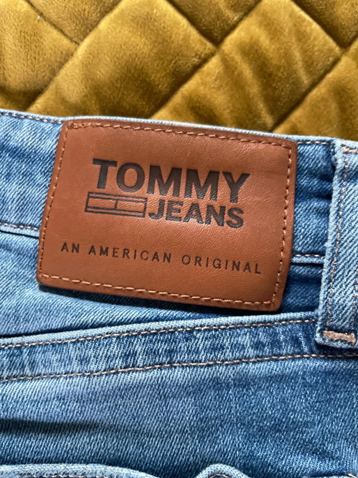 Mens Tommy Hilfiger Skinny Simon Fit Jeans With Wash Effect - W30 / L30