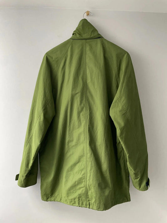 Men’s Baracuta Premium Oversized Fit Trench Coat In Khaki - Small - 2339