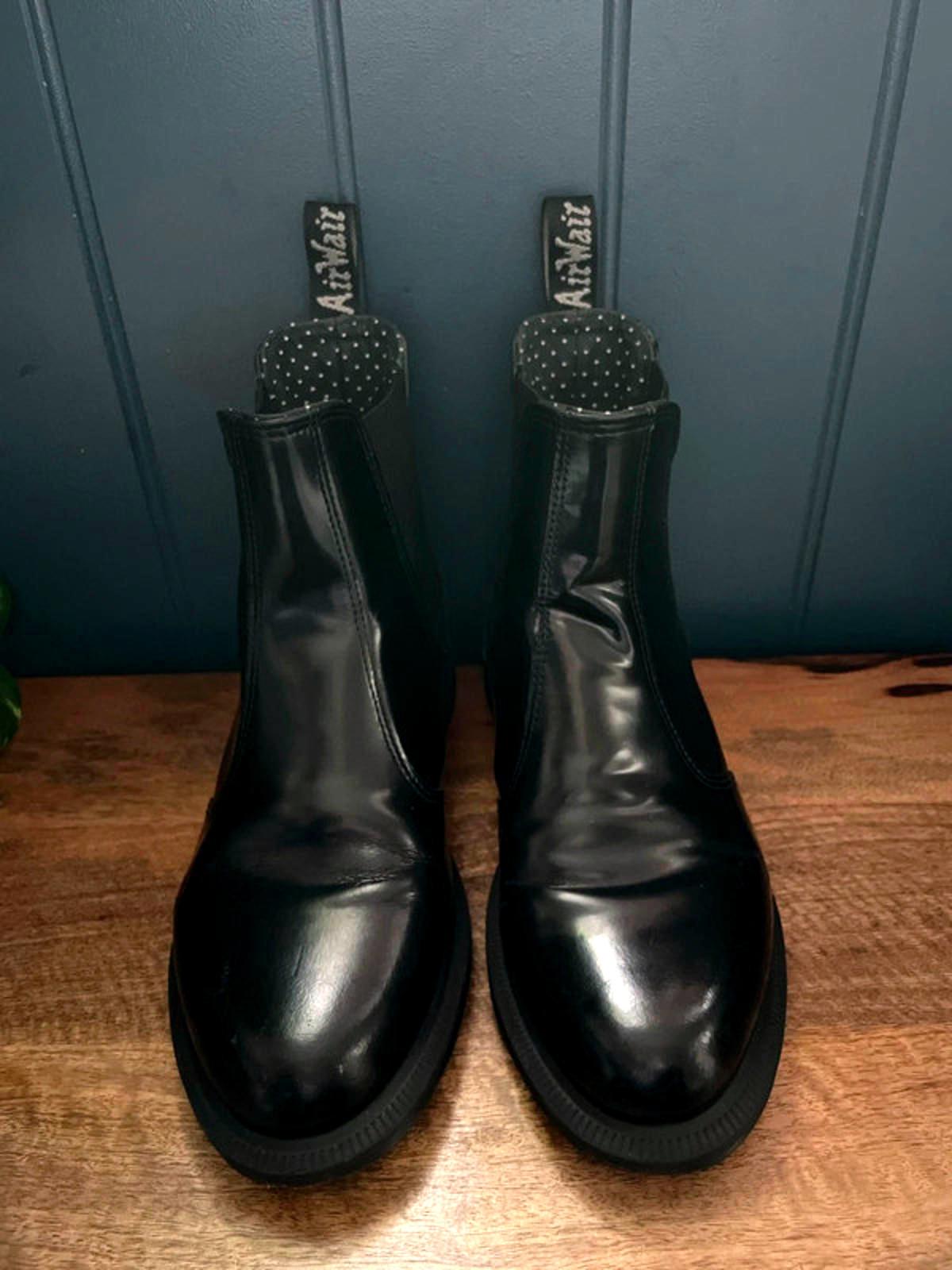 Women’s Dr Martens Flora Leather Chelsea Boots In Black - UK5 - 2172