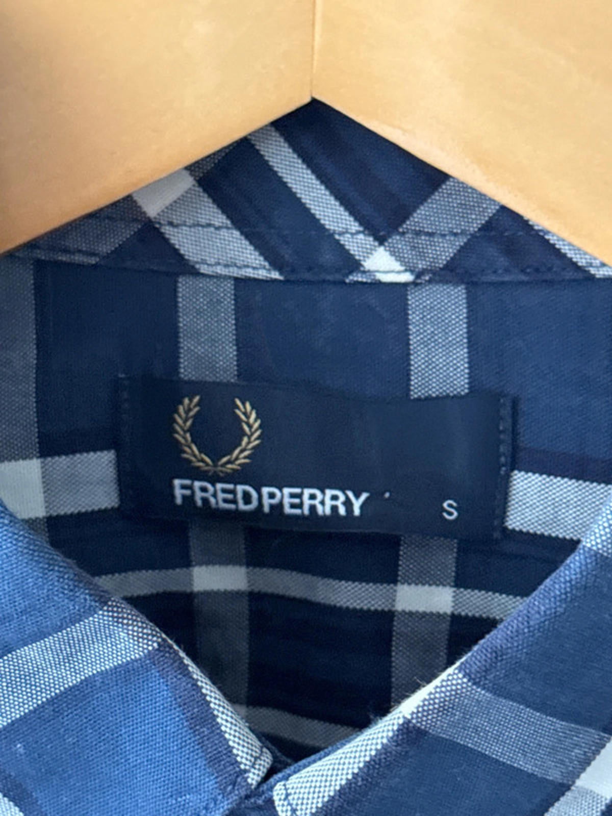 Men’s Fred Perry Check Oxford Shirt With Chest Pocket - Small - 0884