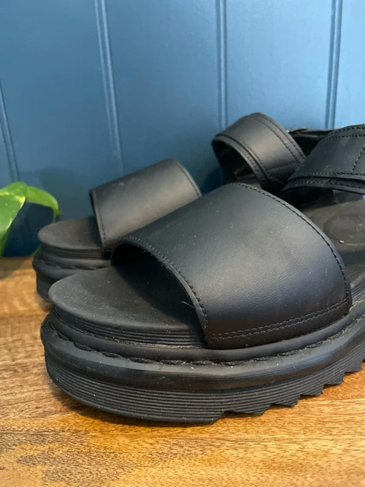 Women’s Dr Martens Voss Chunky Sole Sandals in Black - UK8 - 3054