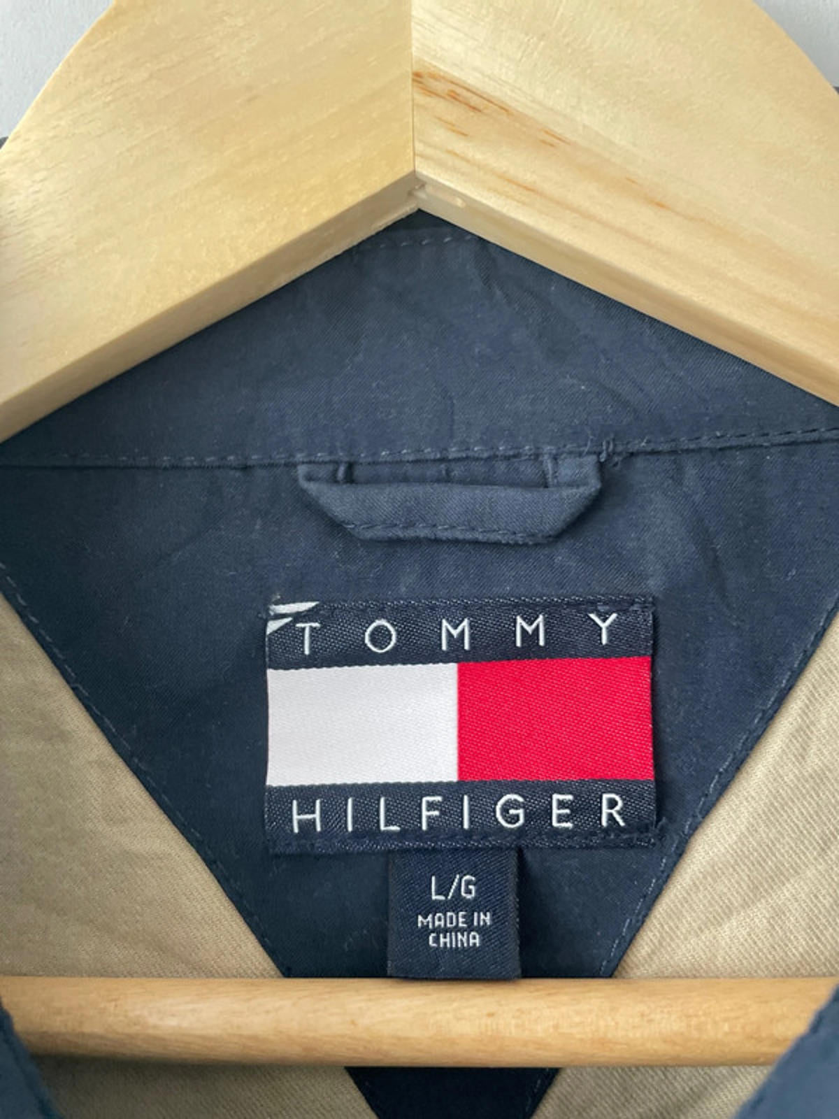 Men’s Tommy Hilfiger Classic Harrington Jacket In Navy - Large - 2033