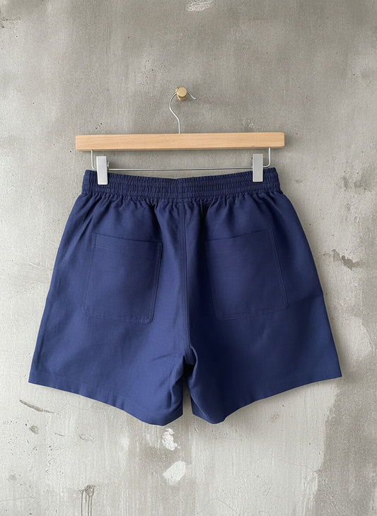 Women’s & Other Stories High Waisted Linen Shorts In Navy - XSmall - 3363