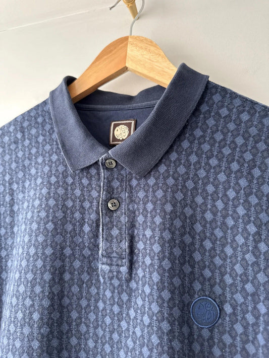 Men’s Pretty Green slim fit polo top with print - Medium - 1692