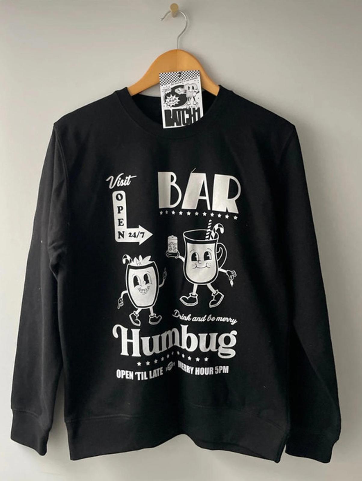 Men’s Batch1 crew neck printed sweater top - Small