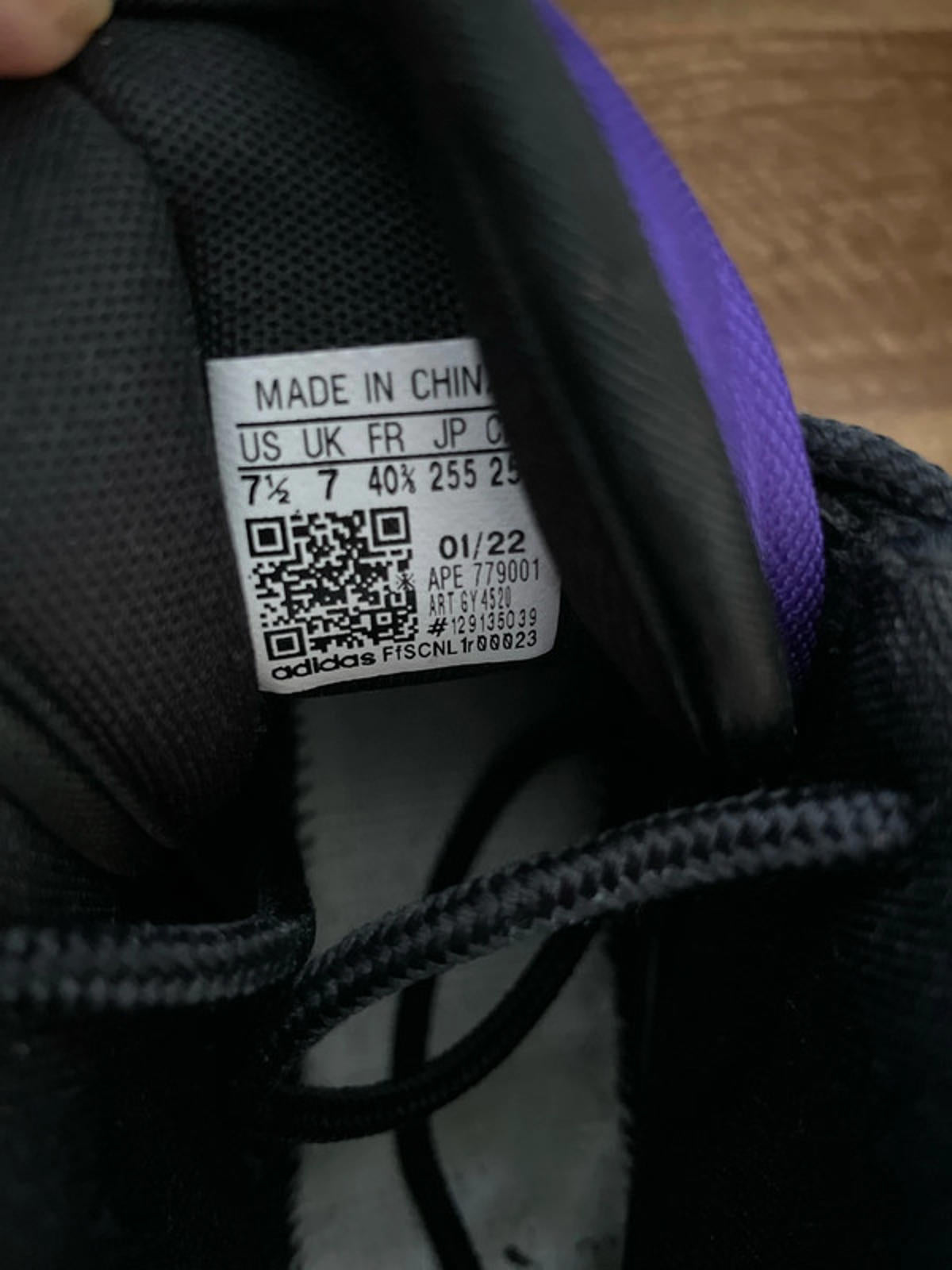Men’s Adidas Crazy 97 EQT x Kobe Bryant Lakers Dunk Contest Trainers In Black/Purple - UK 7 - 2300