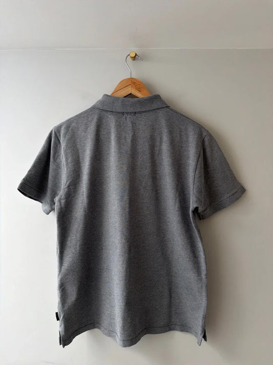 Men’s Paul Smith Slim Fit Premium Polo Top In Grey - Large - 3206