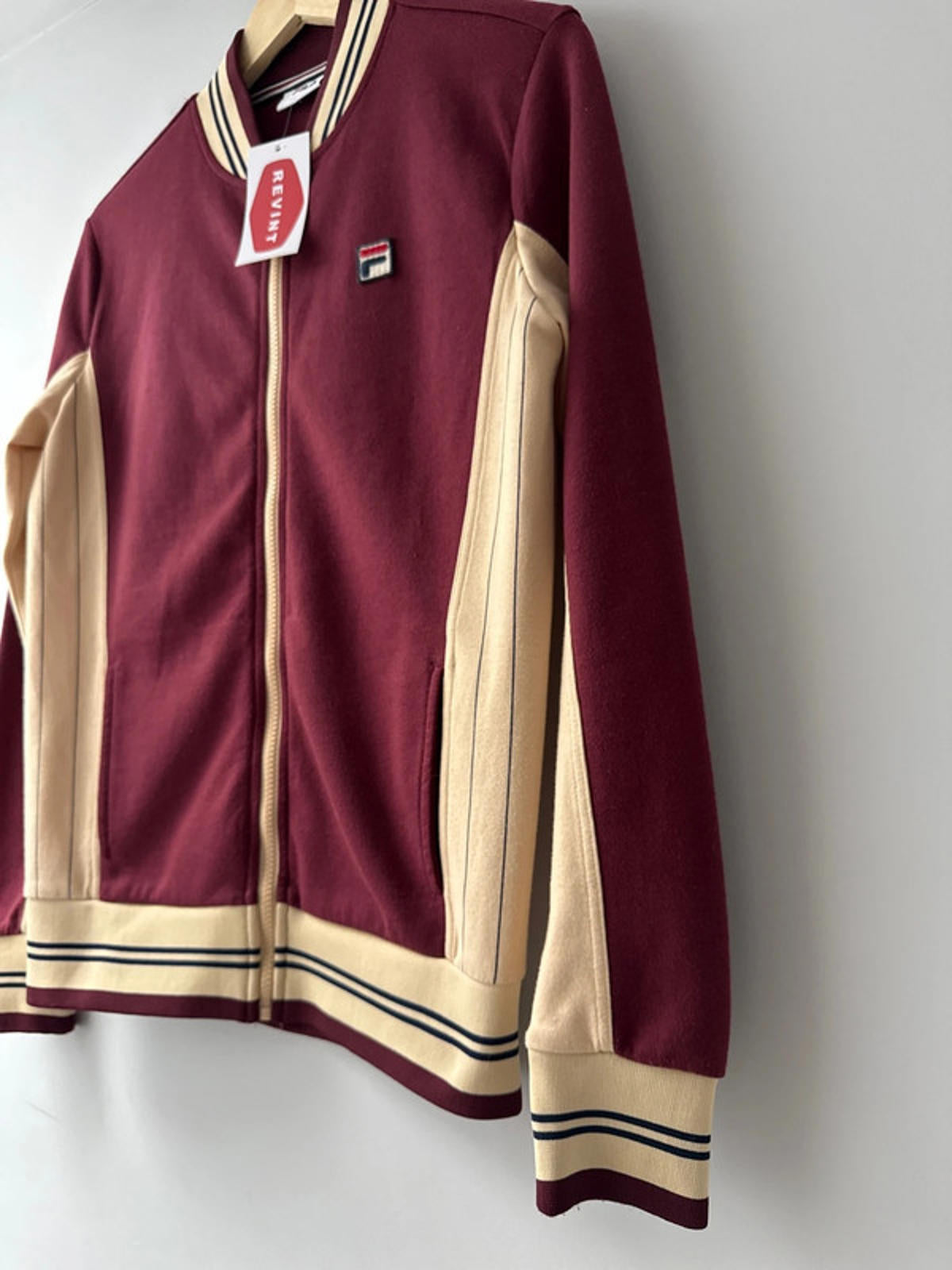 Men’s Fila Retro Style Zip Through Bomber Track Jacket - XSmall - 1975